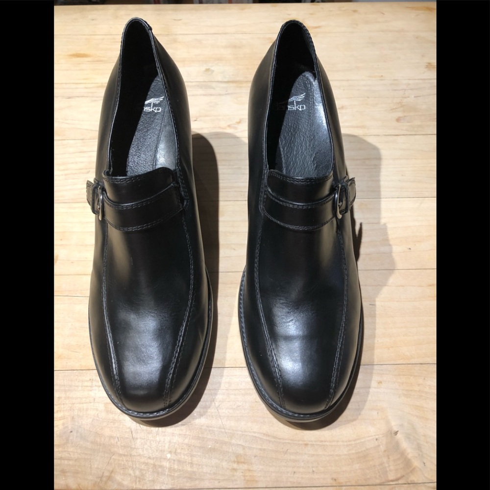Dansko  heeled penny loafer- Never worn
